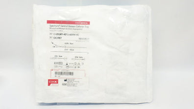 Cook G43987 Spectrum Central Venous Cath. Tray 4.0Fr x 0.018in. (x)